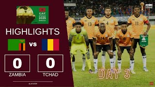 Zambia 0 vs Tchad 0  AFCON 2025 Qualifiers  CAN 2025 [upl. by Nedrah]