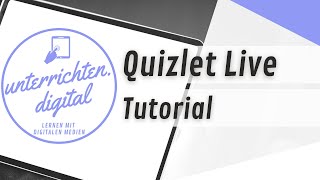 Tutorial Quizlet Live im Unterricht [upl. by Fronnia]