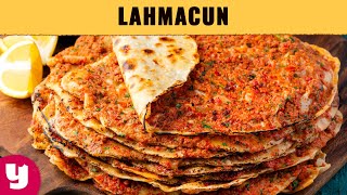 Evde Çıtır Lahmacun Tarifi  Lahmacun İçi Püf Noktalarıyla Müthiş Lezzet [upl. by English]