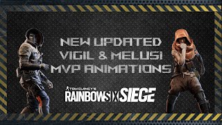 NEW Melusi and Vigil Elite MVP Animations  Rainbow Six Siege  R6 Leaks [upl. by Jueta462]