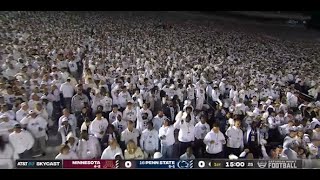 Minnesota vs Penn State  FULL GAME WHITEOUT 2022 skycam [upl. by Colly]