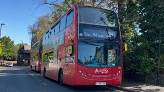 FRV Arriva London Route 289 Purley Station  Elmers End Station Enviro400 Trident T43 LJ08 CSV [upl. by Bekha60]