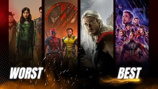 Every MCU Movie Ranked Worst to Best [upl. by Ellsworth127]