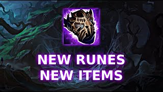 HUGE RUNES AND ITEMS CHANGES 1410 NEW SPLIT NEW ITEMS [upl. by Danice]