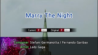 Marry the Night  Lady Gaga Karaoke Version [upl. by Peony627]