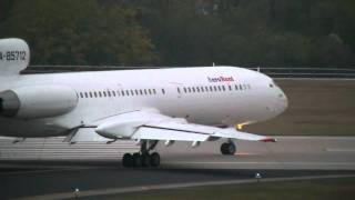 Tupolev Tu154M and Yakovlev Yak42D takeoff and landing [upl. by Enelra]