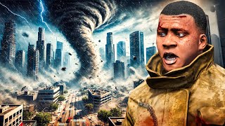 SOBREVIVIENDO a un TORNADO en GTA 5 [upl. by Scherle]