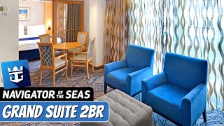 Navigator of the Seas  Grand Suite  2 Bedroom Full Tour amp Review 4K  Royal Caribbean [upl. by O'Driscoll]