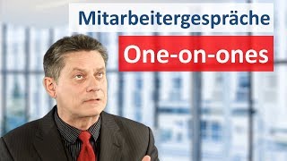 Oneonone Mitarbeitergespräche  Wann Wie häufig Worüber redet man da [upl. by Odinevneib]