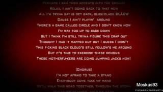 Eminem  Im Not Afraid SONG  LYRICS Produced by Boi1da CDQ HD [upl. by Burnard]