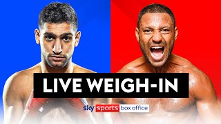 AMIR KHAN VS KELL BROOK  FULL WEIGHIN ⚖️🔥 [upl. by Euphemie262]