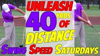 Golf Swing Release  Are You Holding Back 40 Yards of Distance [upl. by Ynolem]