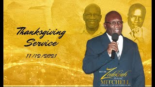 Thanksgiving Service for The Life of Rev Dr Zedekiah Mitchell November 12 2021 Ochi Rios St Ann [upl. by Dodwell]