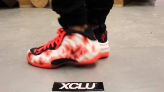 Nike Air Foamposite One quotThermal Mapquot On Feet Video at Exclucity [upl. by Lali]