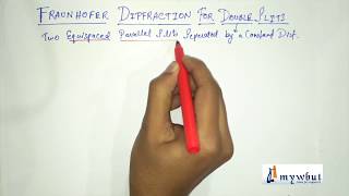 Fraunhoffer Diffraction for Double Slits [upl. by Silbahc274]