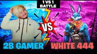 White444 Vs 2B Gamer  Free Fire 1 vs 1 Insane 😳 Battle Bw Legends [upl. by Barthelemy24]