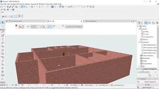 ArchiCAD for Beginners How to Draw a Storey Building Doors and Windows Part 3 [upl. by Dickens664]