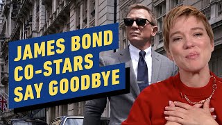 James Bond The No Time to Die Cast Says Goodbye to Daniel Craig [upl. by Lacram247]