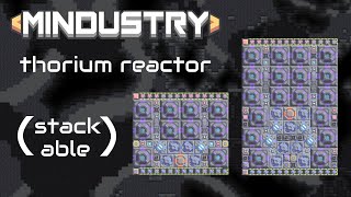 Mindustry schematic  Thorium Reactor stackable [upl. by Hobbie571]