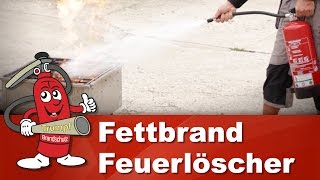 Fettbrandlöscher Fettlöscher Fettfeuerlöscher Fettbrand löschen  Vorteile amp Anleitung [upl. by Ednargel]