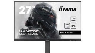 Iiyama GMaster GB2745QSUB1 monitor with 27″ 2K 100Hz IPS panel unveiled [upl. by Dlopoel939]