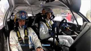 Sébastien Ogier Volkswagen motorsport testing for 2013 MonteCarlo  BestofRallyLivecom [upl. by Enyallij]