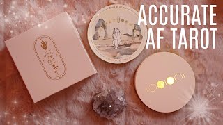 Circular Tarot Deck ✨ Accurate AF Tarot Walkthrough ✨ PRISM  FLEUR Unboxing Part 2 [upl. by Phiona]