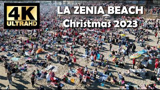 La Zenia Beach  Christmas 2023  Drone video [upl. by Akenet]