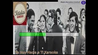 Los Melodicos Ya Voy Hacia A Ti Stereo Karaoke [upl. by Namreg]