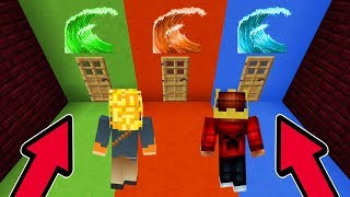 ENCONTRAMOS 3 PORTAS DO TSUNAMI NO MINECRAFT QUAL ESCOLHER [upl. by Mathilda]