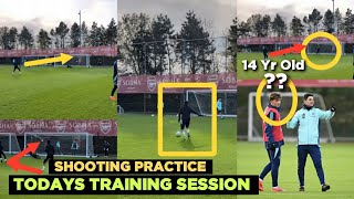 Todays Arsenal Training Sesion Shooting Practice Ahead Of Nottingham Forest Crash Comeon Gunners [upl. by Kutzer]