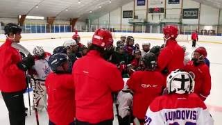 Joel Lundqvist Hockey Camp Rönnberg besök 160727 [upl. by Namreg]