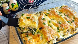 Das LECKERSTE SpinatLasagneRezept Sehr einfach und sehr schnell [upl. by Anait166]