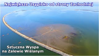 Wyspa Estyjska  Coraz więcej lądu Budowa Wyspy na Zalewie Wiślanym [upl. by Judie]