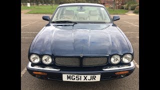 Jaguar XJR V8 Supercharged Quick Test [upl. by Anemolif178]