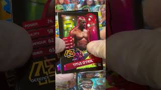 2020 Topps WWE Slam wrestling card Pack opening Pulled a RARE Alexa Bliss card [upl. by Worra]