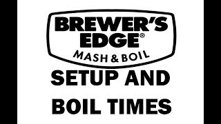 Brewers edge  mash and boil setup [upl. by Barren]