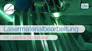 Lasermaterialbearbeitung mit Diodenlaser von Laserline DE [upl. by Myrtia]