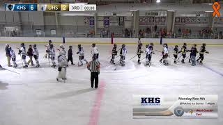 Kennett Ice Hockey Live Stream vs Unionville [upl. by Nylimaj]