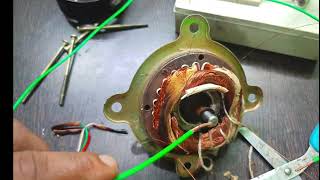 3 Speed 3 Wire Table Fan Coil Repair A2Z In Assamese [upl. by Netsirk]