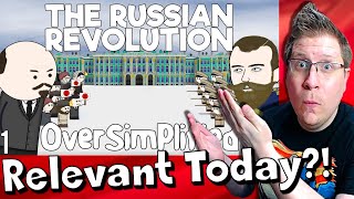 History Noob Watches OverSimplified  The Russian Revolution Part 1  VERY Interesting Reaction [upl. by Savell]