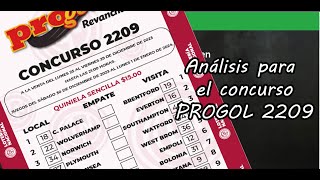 Progol 2209  Análisis completo [upl. by Tamanaha622]