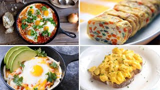 4 recettes à l’œuf faciles et gourmandes pour un brunch ou petit déjeuner [upl. by Raddi]