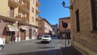 Bracciano Walk from the Train Station to the Main Square  Bracciano Italy  ECTV [upl. by Beaston105]