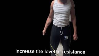 Single arm crossover fly with a band  chest exerciseread description [upl. by Sheppard]