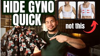 How to Hide Gynecomastia Instantly Unbelievable Results [upl. by Ayoted]