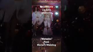 Great Movie Lip Sync Moments “Waterloo” from Muriel’s Wedding movies lipsync music abba shorts [upl. by Annoiek974]