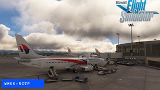 RCTP Taiwan Taoyuan Airport  WMKK Kuala Lumpur  B738 [upl. by Etnuhs]