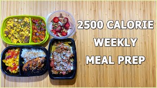 2500 Calorie Meal Plan [upl. by Lenahc]