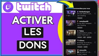 Comment Activer Les Dons Sur Twitch  Très Facile [upl. by Zeiger283]